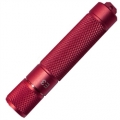 PowerTac E3 LED Keychain Flashlight, Red with CREE XP-E LED 90 Lumens-Uses 1 x AAA