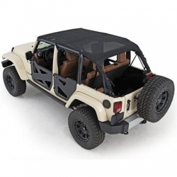 Smittybilt Mesh Extended Top 2007-2015 Jeep JK Wrangler 4-Door